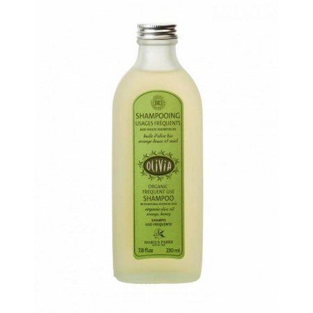Shampoing à l'huile d'olive "Usage fréquent", certifié BIO - 230 ml