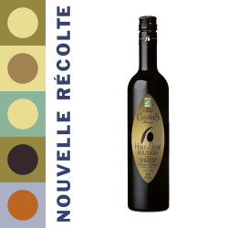 BIO Extra Virgin Olive Oil-AOP Vallée des Baux de Provence-500ml Bottle-Moulin CastelaS France