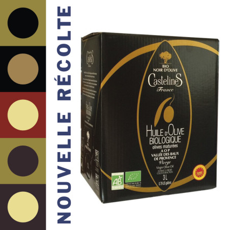 Noir d'Olive BIO AOP Bag-in-Box 3L