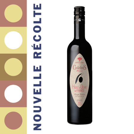 SINGULIÈRE Extra Virgin Olive Oil-Huile d'Olive de France-500ml Bottle-Moulin CastelaS France