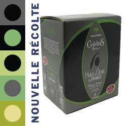L'AGLANDAU Huile d'Olive de France Vierge Extra-Bag in Box 3 litres-Moulin CastelaS France