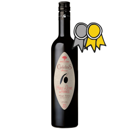 SINGULIÈRE Extra Virgin Olive Oil-Huile d'Olive de France-500ml Bottle-Moulin CastelaS France