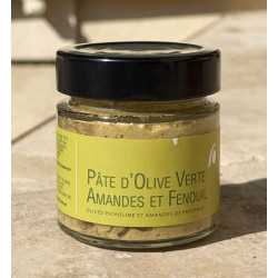 Green Olive Almond and Fennel Paste-Moulin CastelaS France