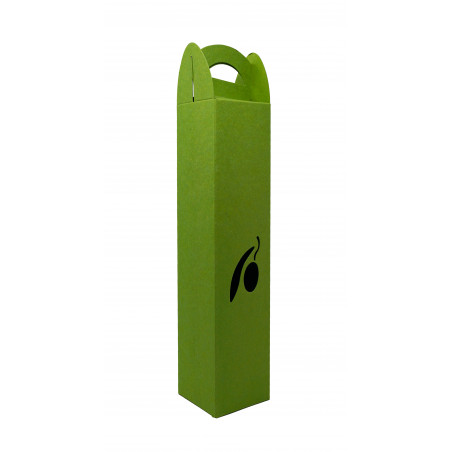 Emballage Cadeau / Coffret vert 1 bouteille 500ml