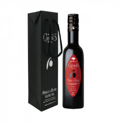 Schwarz geschank Verpackung + ein 250ml Noir d'olive Flasche