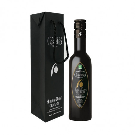 Gift Black Box + 1 bottle 250ml NOIR D'OLIVE AOP ORGANIC