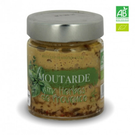 Moutarde aux herbes de Provence BIO 130gr